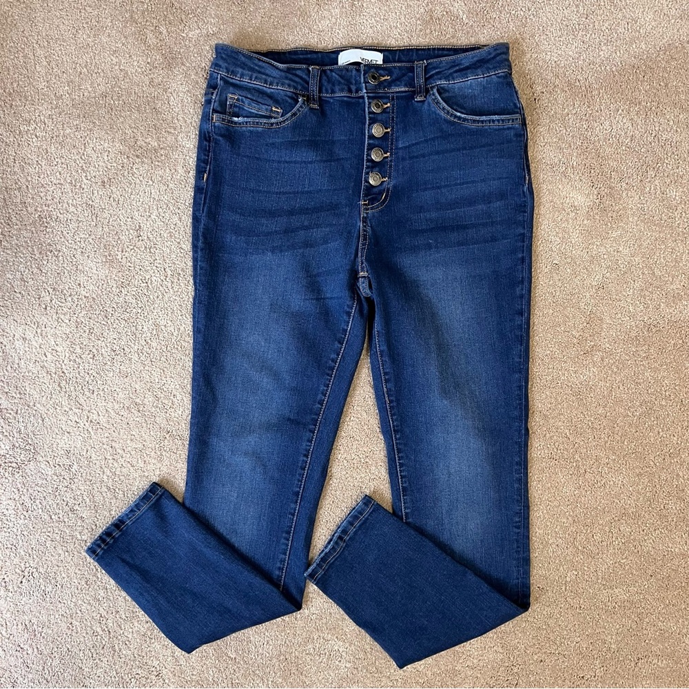 Vervet Los Angeles Straight Leg Jeans Stretch Denim Streetwear